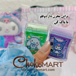 تراش مخزن دار دوقلو سینامورول با پاک کن